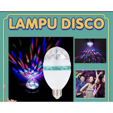 Jual Lampu Disco Led Fitting Putar Otomatis Disko Rgb Shopee Indonesia