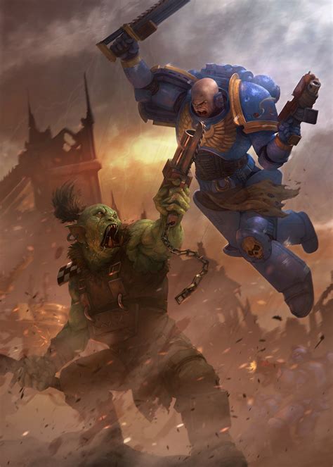 ArtStation - Warhammer 40K fan-art, Xavier Ribeiro