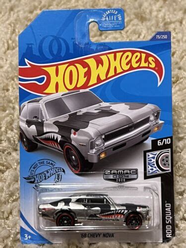 Hot Wheels Chevy Nova Zamac Edition Rod Squad Camouflage