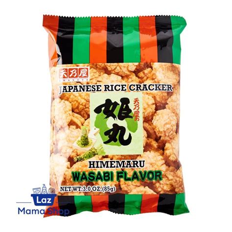 Amanoya Himemaru Wasabi Japanese Rice Cracker Laz Mama Shop Lazada