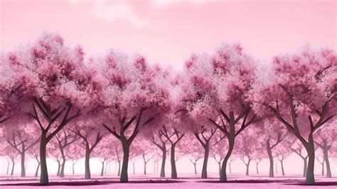 Pink Cherry Blossom Tree in Spring, Nature, Plants and Trees Stock ...