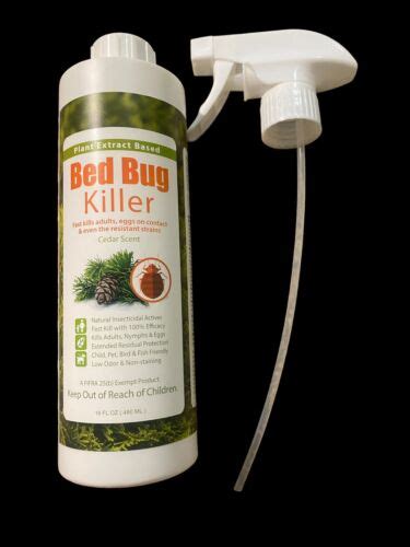 Ecoraider 16 Oz Natural Bed Bug Killer Rtu Spray Ebay