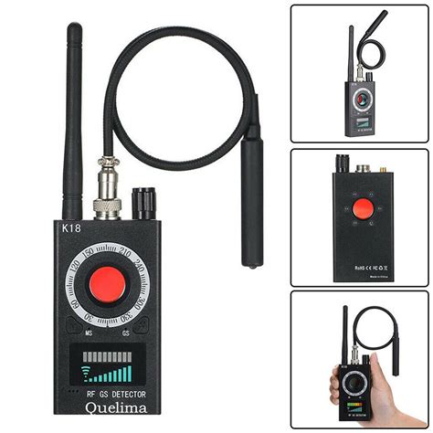 Quelima K18 RF Signal Detector Bug Anti Spy Wireless GPS Detector