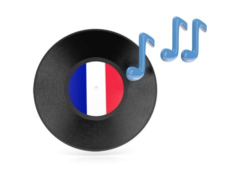 Music Icon Illustration Of Flag Of France