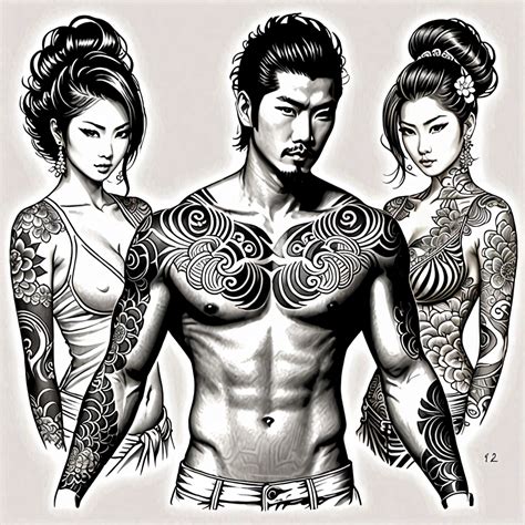 classic yakuza tattoo Image – Free AI Tattoo Generator | Makepix