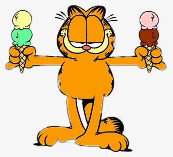 Garfield Line Messaging Sticker Garfield Thumbs Up Free Transparent