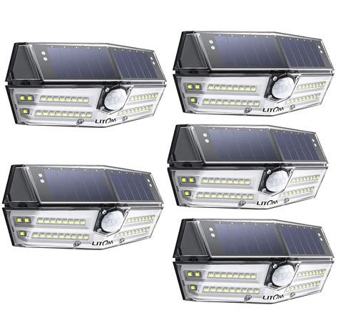 Litom Solar Light Outdoor 40 LEDs Super Bright Motion Sensor Lights