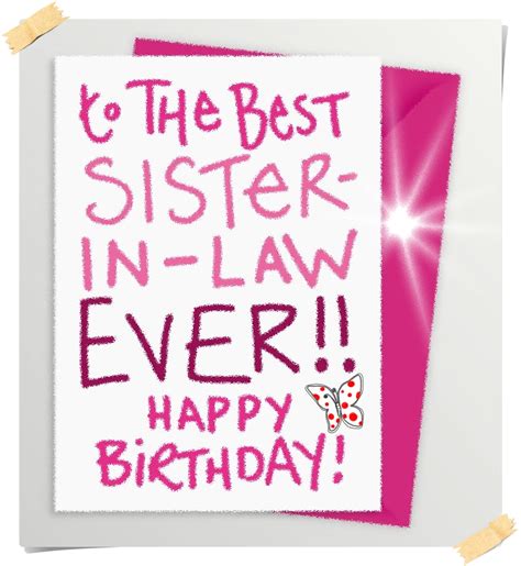 Karto Funny Birthday Card For Sister In Law Large Nepal 51 Off