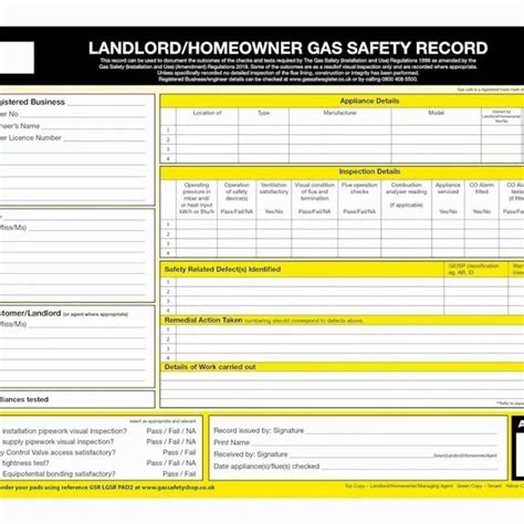 Gas Safety Certificate Energi House