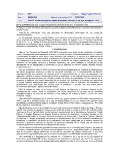 REGLAS de Operación para los seguros de reglas de operaci 243 n