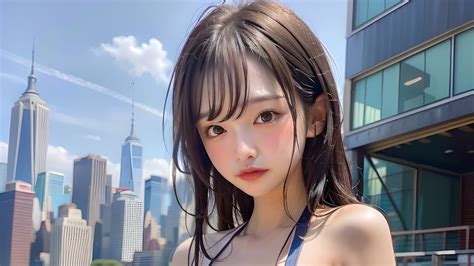 K USA flag bikini 미국 국기 비키니AI ART AI LOOKBOOK 룩북 YouTube