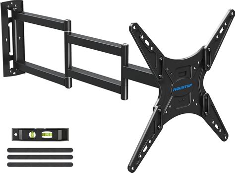 MOUNTUP Long Arm TV Wall Mount With 37 4 Inch Extension Corner TV