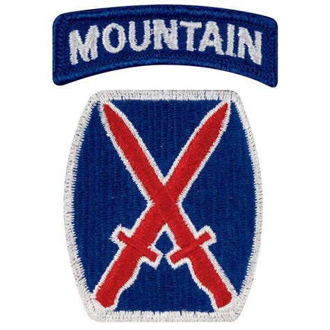 10th Mountain Division Patch