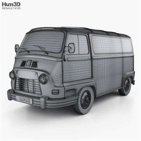 Renault Estafette Fourgon 1976 Modèle 3D Véhicules on Hum3D