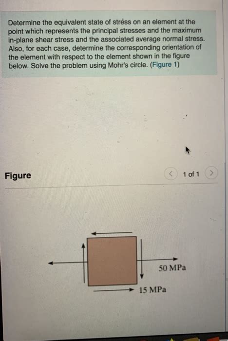 Solved Determine The Equivalent State Of Stress On An Chegg