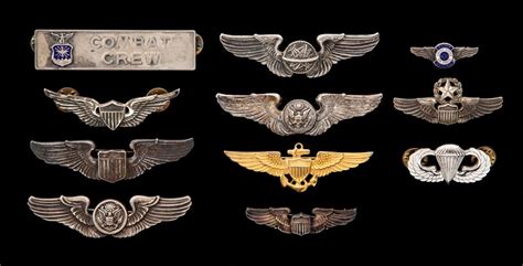 Lot Of Wwii Usaaf And Us Air Force Wings