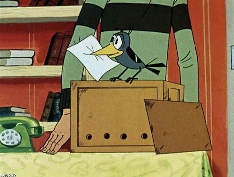 Создать мем "простоквашино птица, галчонок простоквашино, простоквашино ...