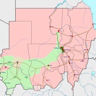 Graph: Carte des affrontements au Soudan en 2023 -- Source: '2023 Sudan ...