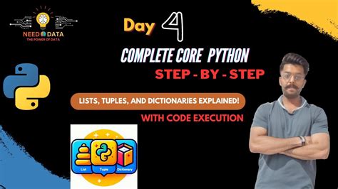 Python Basics Lists Tuples And Dictionaries Explained YouTube