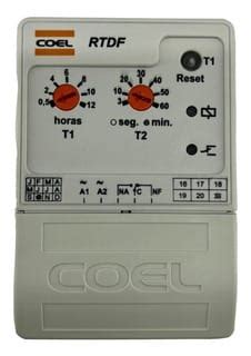 TEMPORIZADOR CÍCLICO MOD RTDF 12H 60M COEL bivolt C29266 LINHA