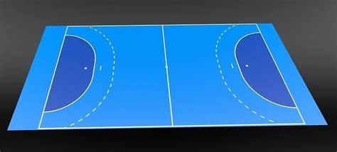 3D model Handball Indoor Court VR / AR / low-poly | CGTrader