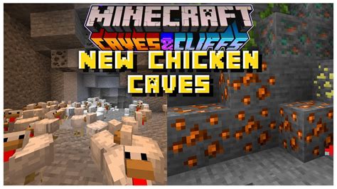 NEW Chicken Caves CONFIRMED Coming To Minecraft Minecraft 1 17 Caves