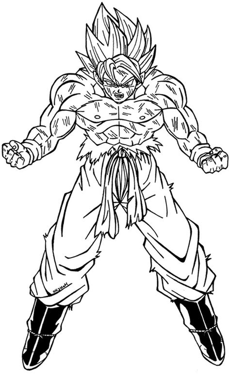 magen de Goku para colorear e imprimir | Imagenes de goku, Dibujo de