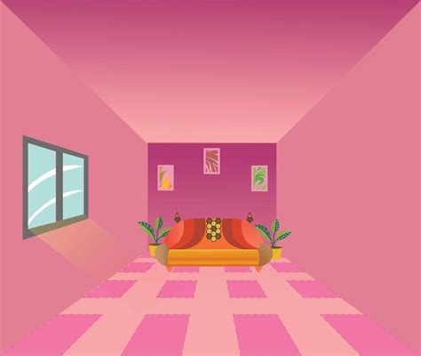 One Point Perspective Room 22542837 Vector Art at Vecteezy