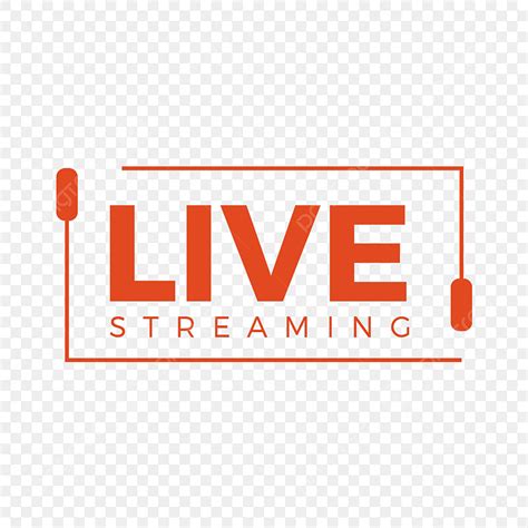 Live Streaming Clipart Transparent Png Hd Red Live Streaming Design