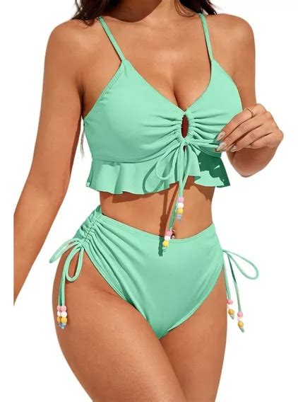 Traje De Ba O Dos Piezas Ba Ador Para Mujer Sexy Bikini Mercadolibre