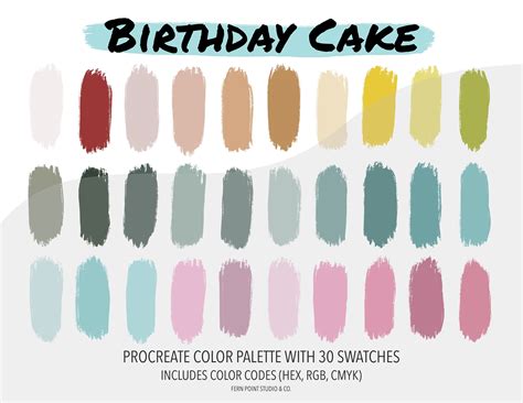 birthday colours by age 5