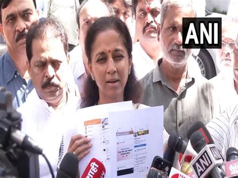 Such Actions Are Low Level Politics Mp Supriya Sule On Death Threat