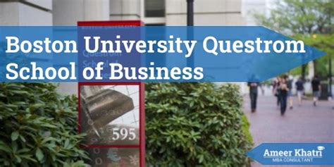 Boston University MBA - Complete Overview