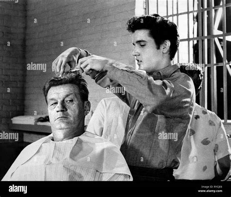 Jailhouse Rock Elvis Presley 1957 Black And White Stock Photos