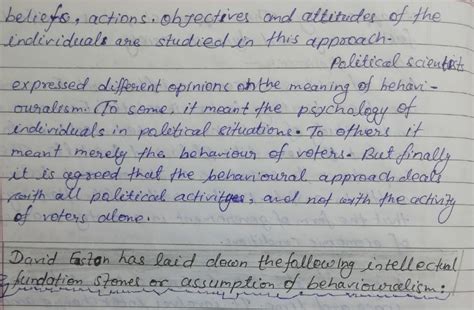 Approaches Of The Study Of Political Science