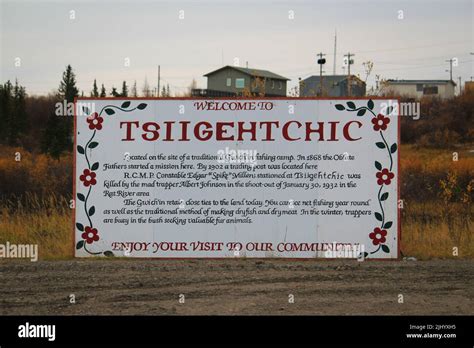 Tsiigehtchic Hi Res Stock Photography And Images Alamy