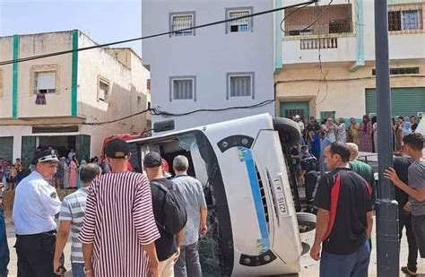 Tétouan Tragique accident de bus fait un mort et quatre blessés