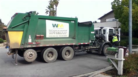 Garbage Trucks: Garbage Trucks On Route In Action - Youtube