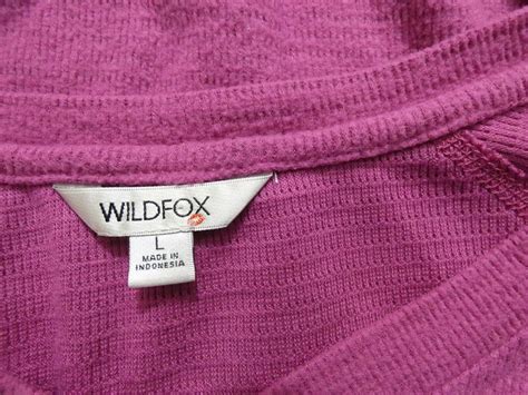 Wildfox Women S L Haley Brushed Top In Elderberry Fuchsia Long Sleeve V