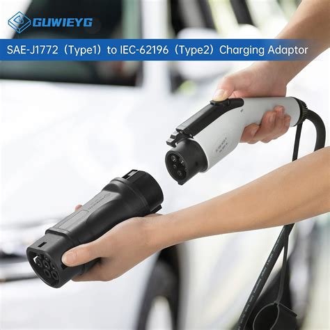 Guwieyg Ev Charger Connector Type To Type Adapter Electric Vehicle