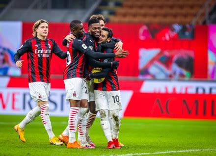 Hakan Calhanoglu Ac Milan Celebrates His Editorial Stock Photo Stock