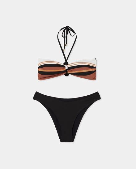 Conjunto De Bikini Con Top Bandeau Y Braga Brasile A Max Mara El