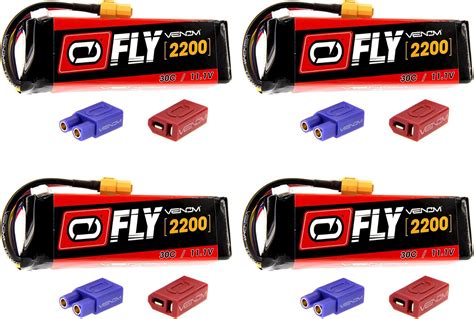 Amazon Venom Fly 30C 3S 2200mAh 11 1V LiPo Battery With UNI 2 0