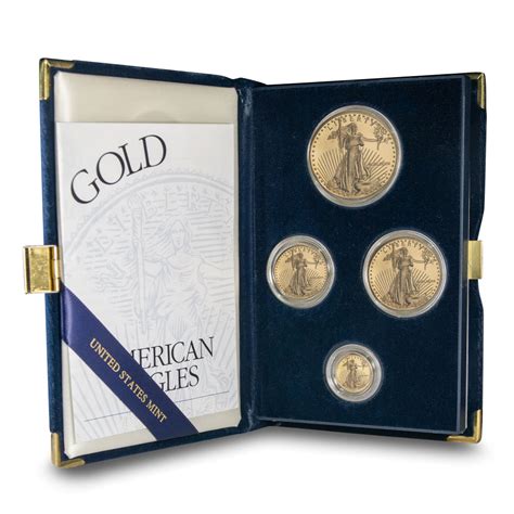 Buy 1989 Proof American Eagle 4 Coin Gold Set With Box And Coa Bullionmax