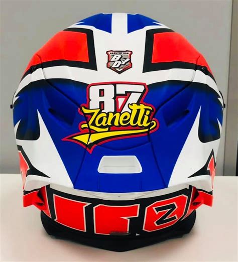 Racing Helmets Garage: Airoh GP550 L.Zanetti 2019 by Bargy Design