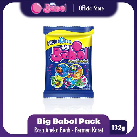 Big Babol Assorted Pack G Permen Karet Rasa Aneka Buah Lazada