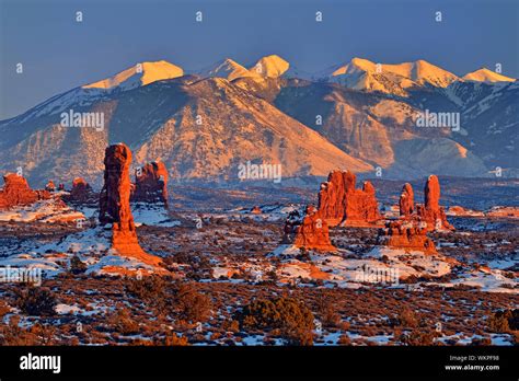 Independence Monument in winter, Colorado National Monument, Colorado ...