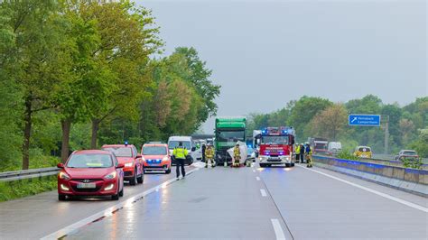 Tödlicher Unfall bei Heppenheim Mann stirbt bei Reifenwechsel auf A5