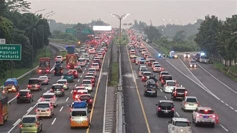 Pantauan Mudik Lebaran Tol Cipali Macet Panjang Antrean