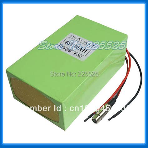 Купить LiFePO4 48v 10ah аккумулятор для 960w eebike с бесплатным bms в ...